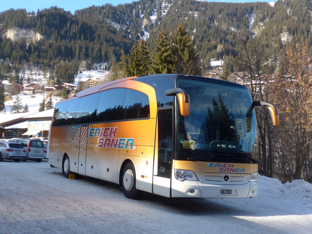 (178'221) - Saner, Laufen - BL 7352 - Mercedes am 29. Januar 2017 in Adelboden, ASB