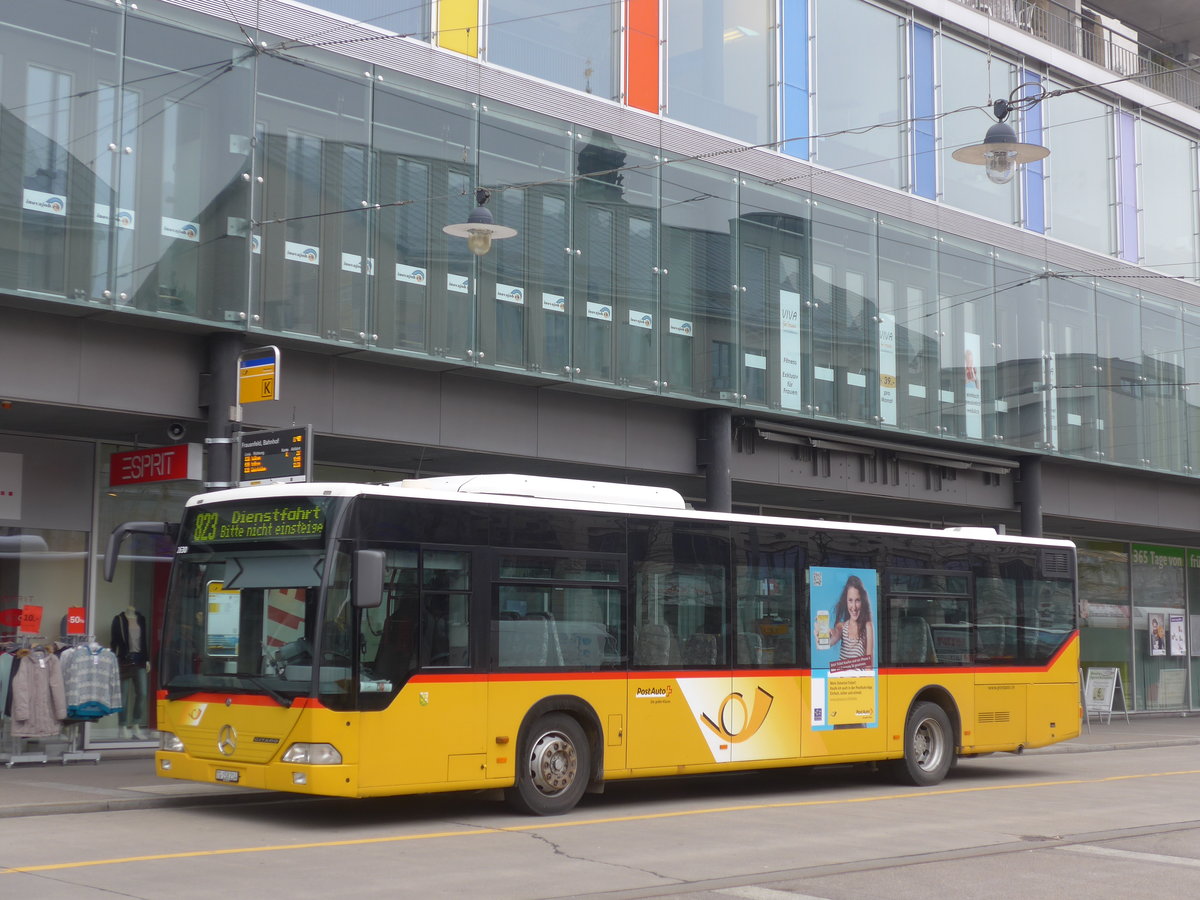 (178'464) - PostAuto Ostschweiz - TG 158'214 - Mercedes (ex Nr. 14) am 10. Februar 2017 beim Bahnhof Frauenfeld