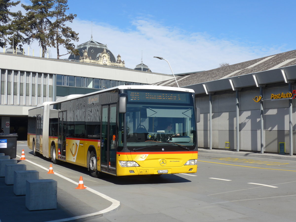 (178'710) - PostAuto Bern - Nr. 632/BE 734'632 - Mercedes am 20. Februar 2017 in Bern, Postautostation