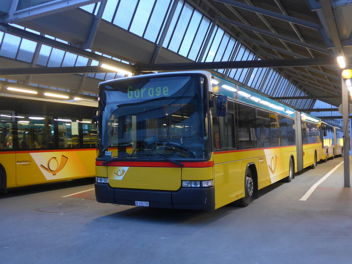 (178'836) - PostAuto Bern - Nr. 798/BE 835'798 - Volvo/Hess (ex Bernmobil, Bern Nr. 262) am 4. Mrz 2017 in Bern, Postautostation