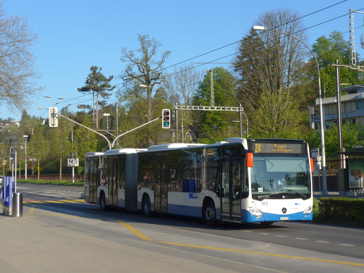 (179'371) - VBL Luzern - Nr. 163/LU 164'526 - Mercedes am 10. April 2017 in Luzern, Verkehrshaus