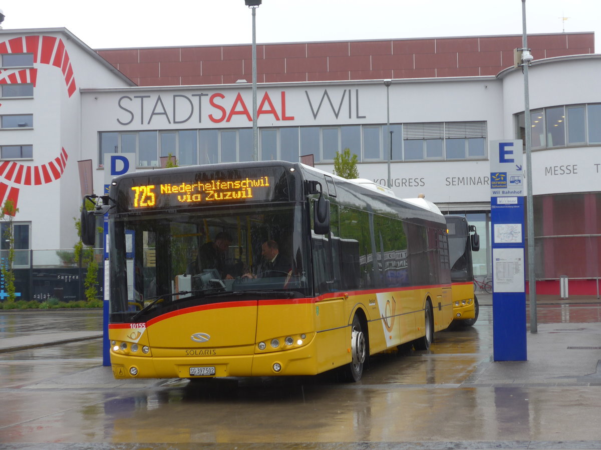 (179'706) - Schmidt, Oberbren - SG 397'502 - Solaris am 26. April 2017 beim Bahnhof Wil