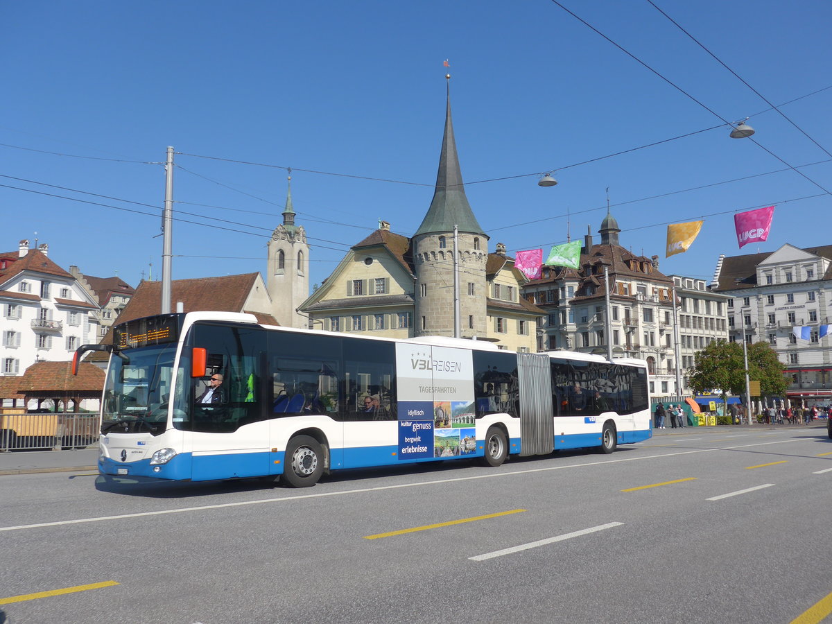(179'771) - VBL Luzern - Nr. 170/LU 174'907 - Mercedes am 29. April 2017 in Luzern, Bahnhofbrcke