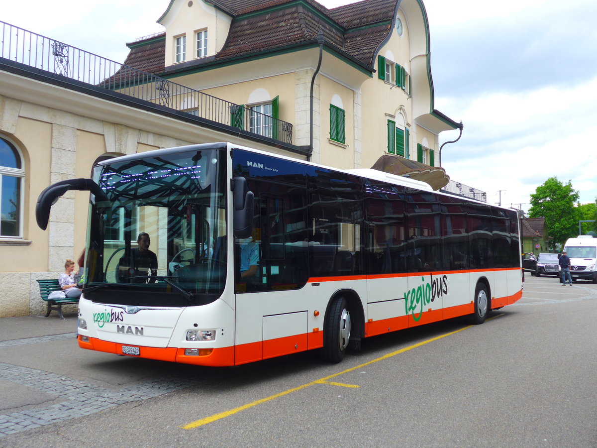 (180'210) - Regiobus, Gossau - Nr. 29/SG 329'429 - MAN am 21. Mai 2017 beim Bahnhof Gossau