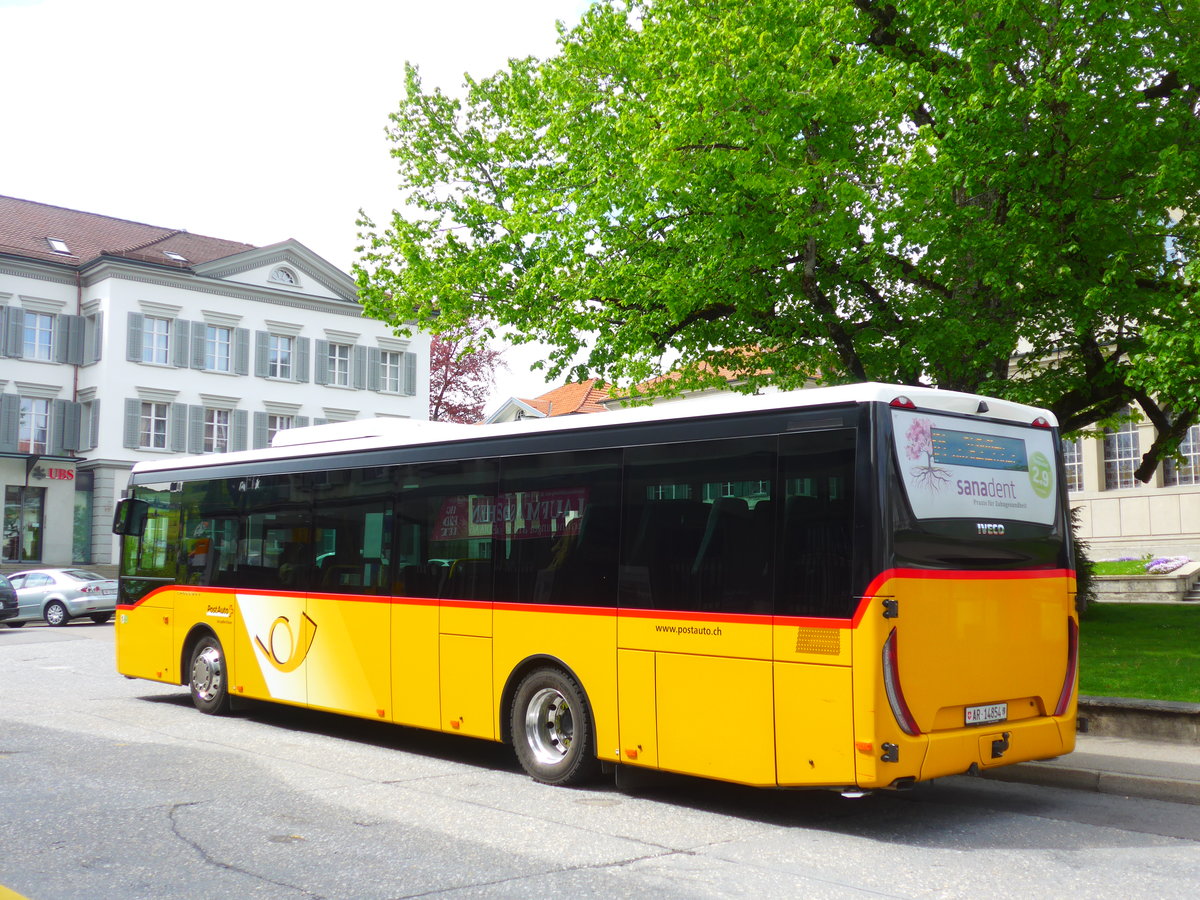 (180'241) - PostAuto Ostschweiz - AR 14'854 - Iveco am 21. Mai 2017 in Heiden, Post