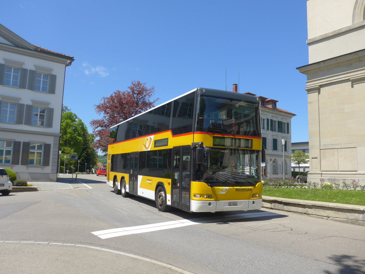 (180'351) - PostAuto Ostschweiz - AR 35'834 - Neoplan (ex PostAuto Nordschweiz; ex P 27'804) am 22. Mai 2017 in Heiden, Post
