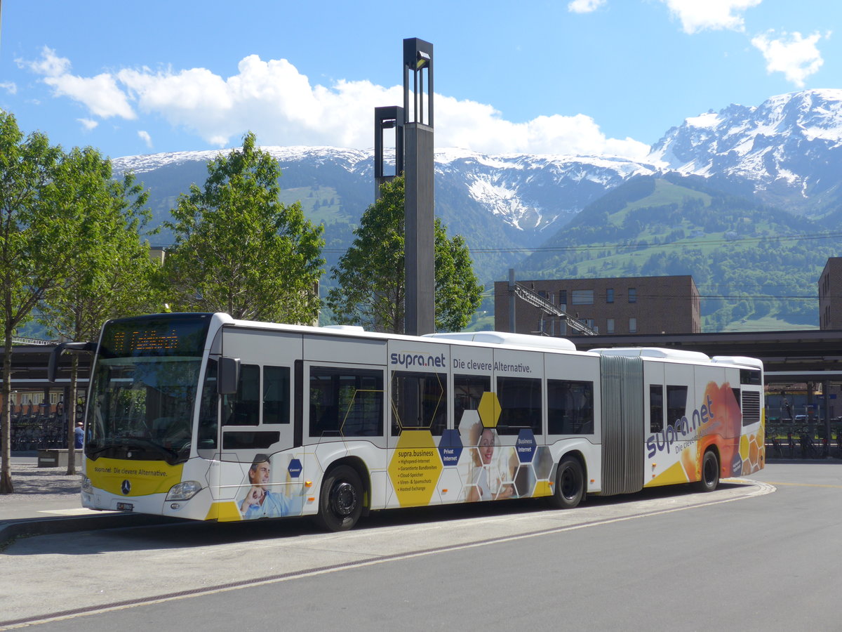 (180'388) - Aus Liechtenstein: LBA Vaduz - Nr. 63/FL 39'863 - Mercedes am 22. Mai 2017 beim Bahnhof Sargans