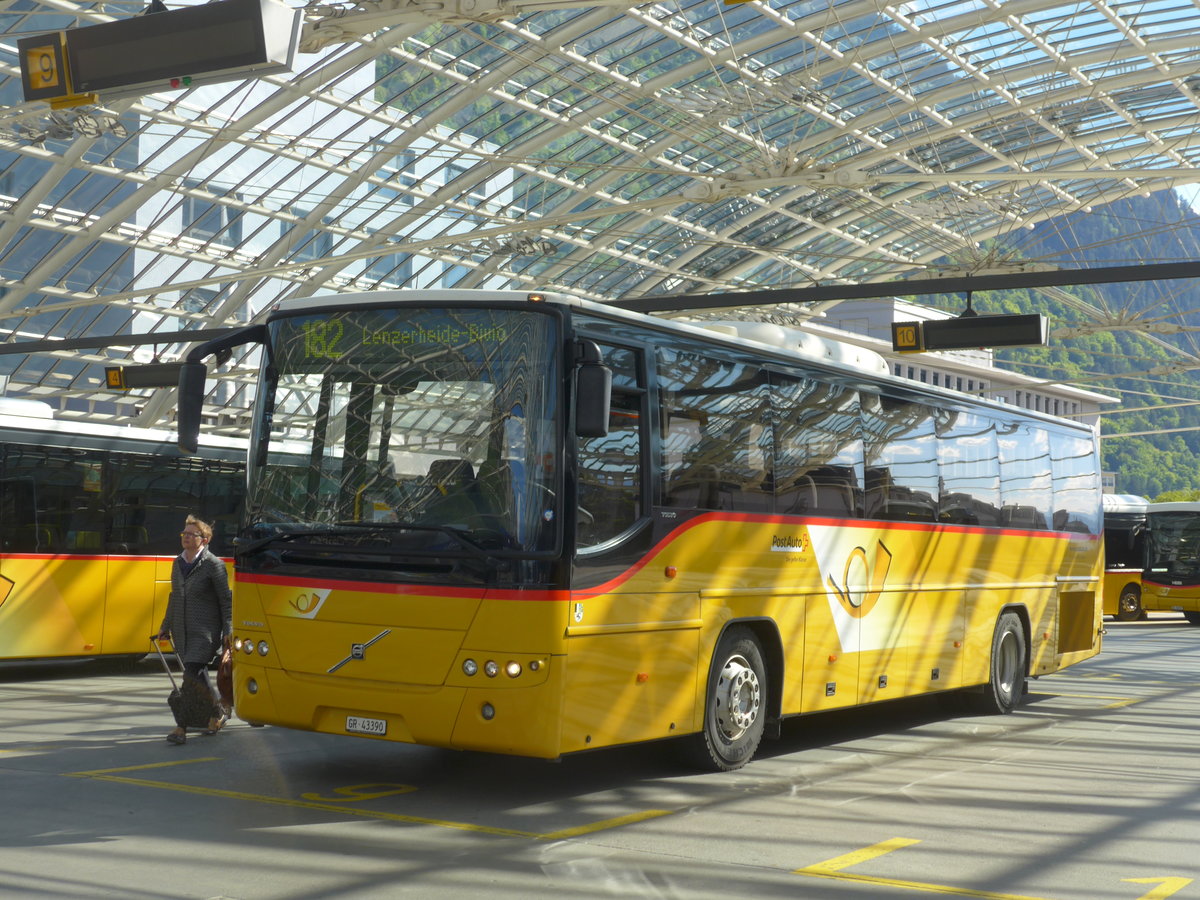 (180'413) - Demarmels, Salouf - GR 43'390 - Volvo (ex PostAuto Graubnden) am 22. Mai 2017 in Chur, Postautostation