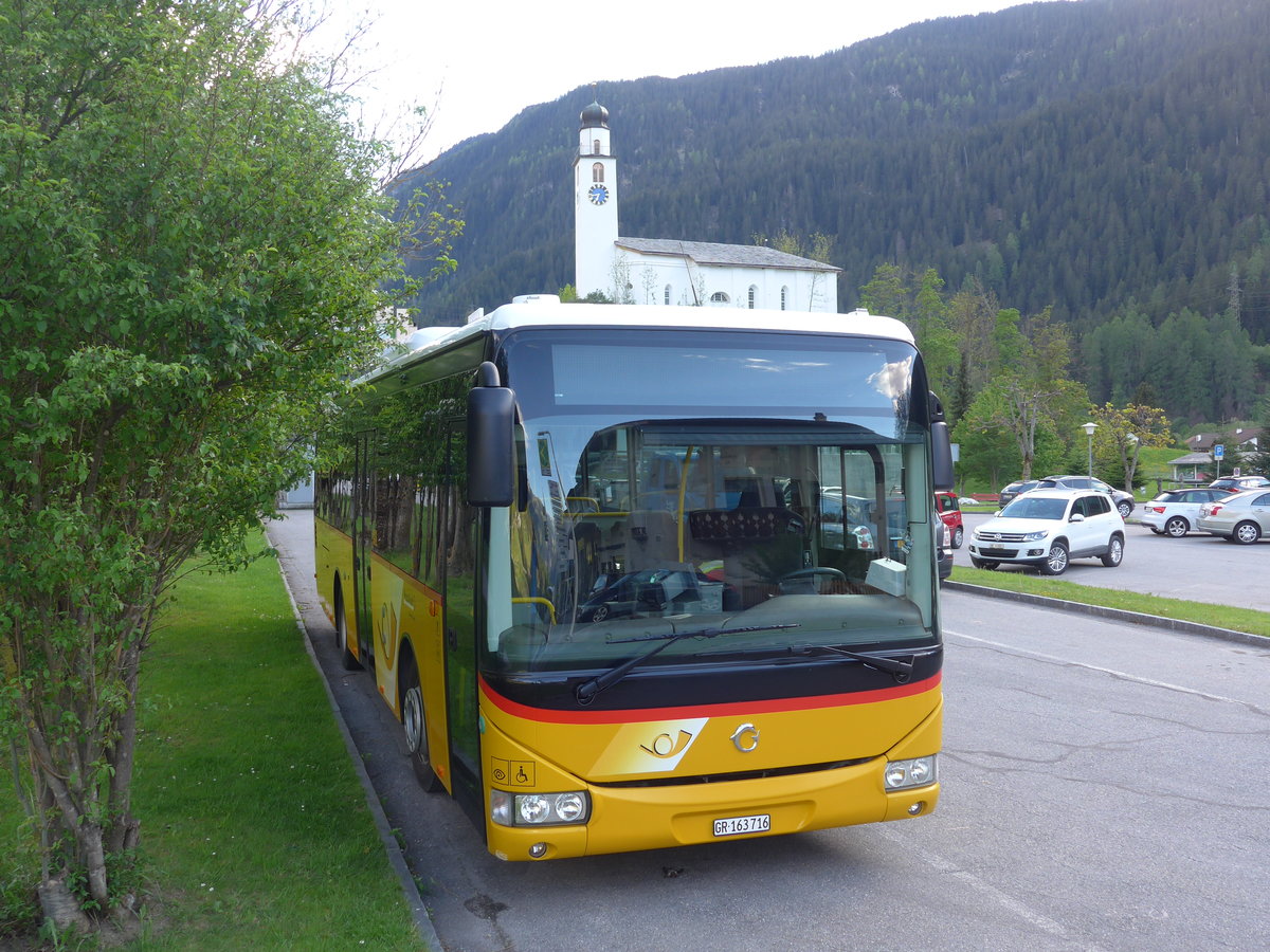 (180'440) - Mark, Andeer - GR 163'716 - Irisbus am 22. Mai 2017 in Andeer, Parkplatz