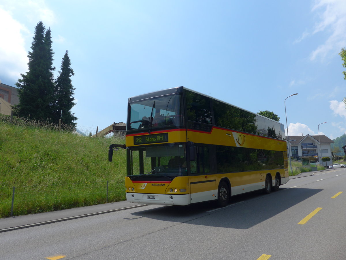 (180'723) - Thepra, Stans - Nr. 12/NW 5107 - Neoplan am 24. Mai 2017 in Ennetmoos, Morgenstern