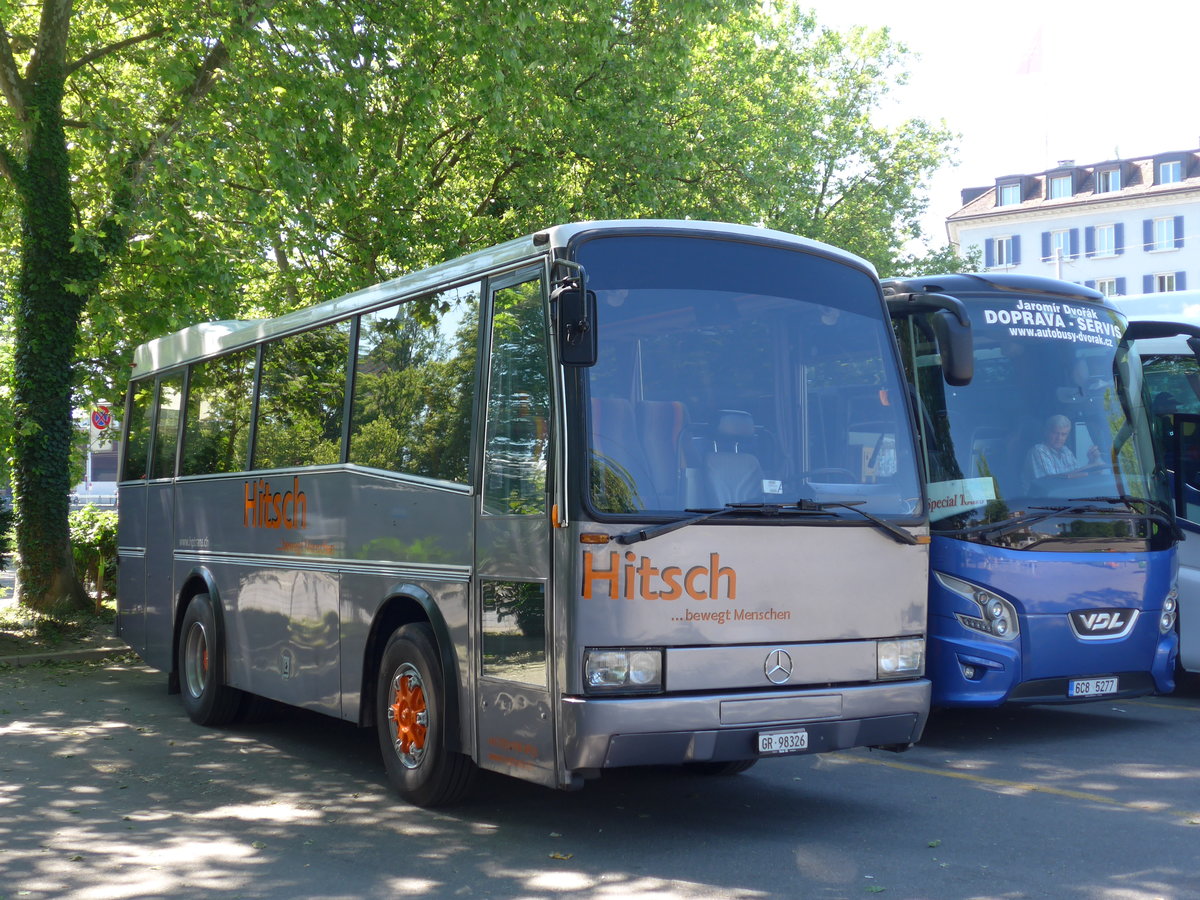 (180'810) - HPTrans, Thusis - GR 98'326 - Vetter (ex Kander-Reisen, Frutigen Nr. 2; ex AVG Grindelwald Nr. 23) am 27. Mai 2017 in Zrich, Sihlquai