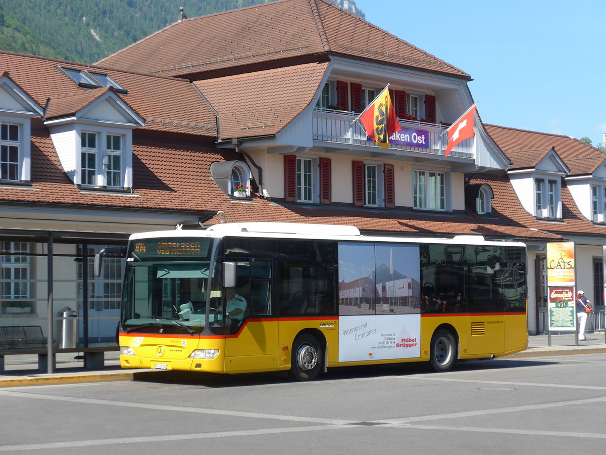 (181'023) - PostAuto Bern - BE 610'533 - Mercedes am 11. Juni 2017 beim Bahnhof Interlaken Ost