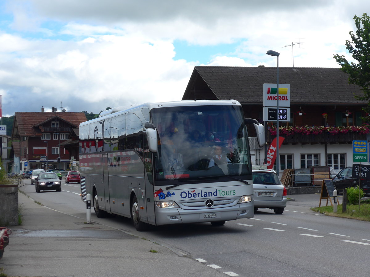 (181'610) - Oberland Tours, Grindelwald - Nr. 40/BE 376'483 - Mercedes am 1. Juli 2017 beim Bahnhof Reichenbach