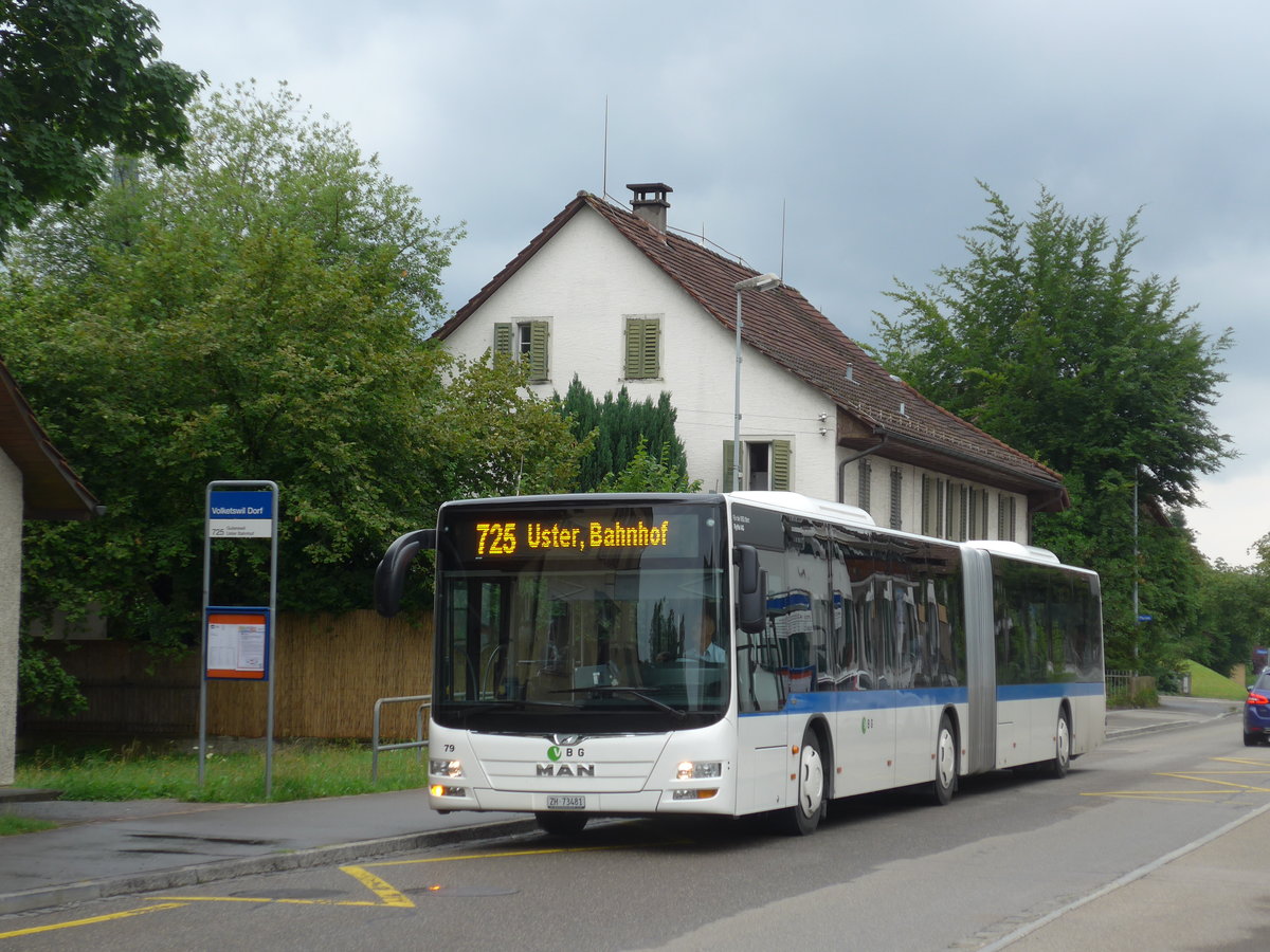 (181'926) - Ryffel, Volketswil - Nr. 79/ZH 73'481 - MAN am 10. Juli 2017 in Volketswil, Dorf