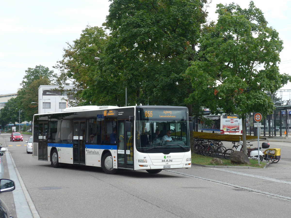 (181'939) - ATE Bus, Effretikon - Nr. 57/ZH 479'957 - MAN am 10. Juli 2017 beim Bahnhof Effretikon