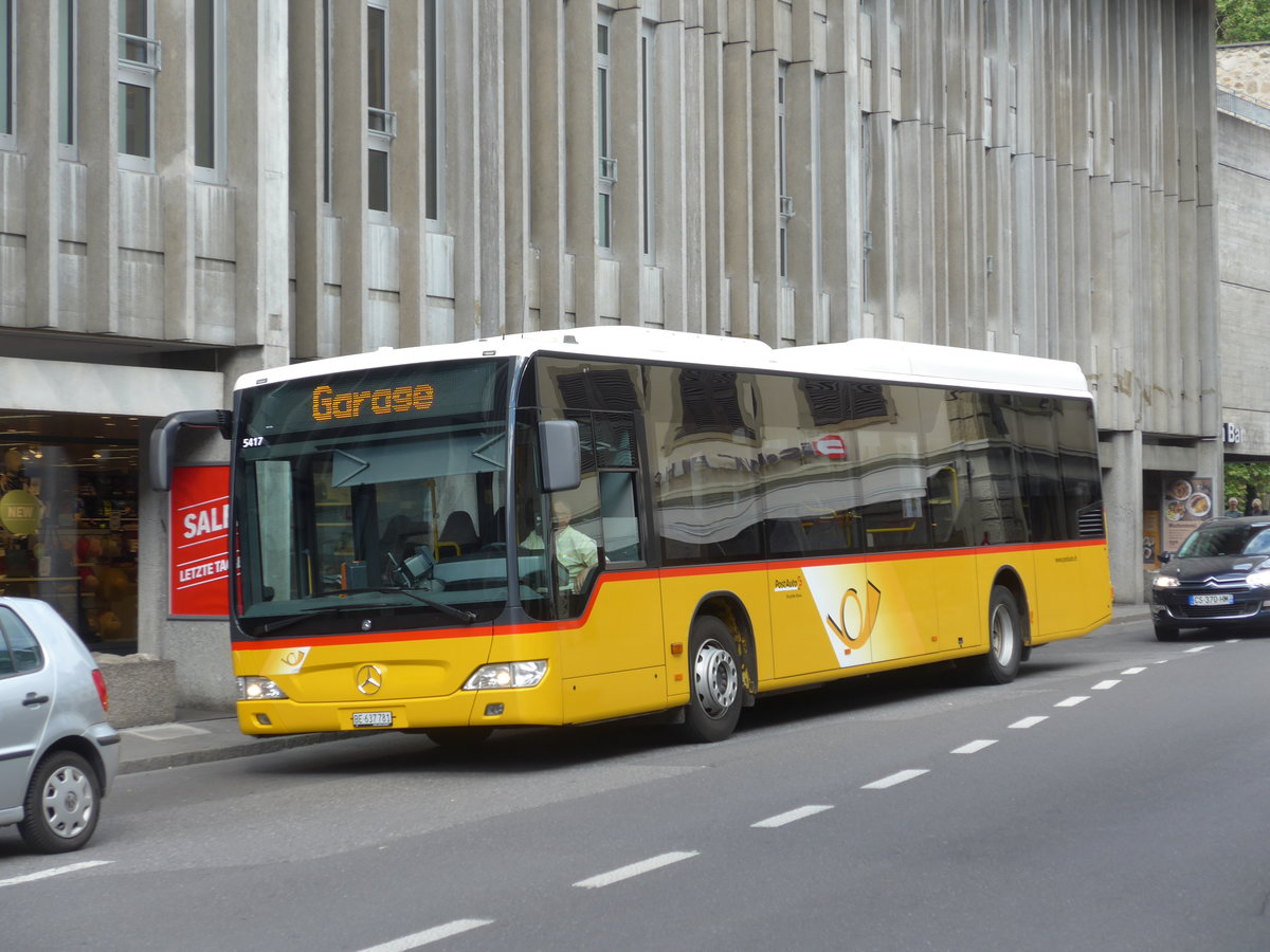 (182'036) - PostAuto Bern - BE 637'781 - Mercedes am 12. Juli 2017 in Thun, Sternenplatz