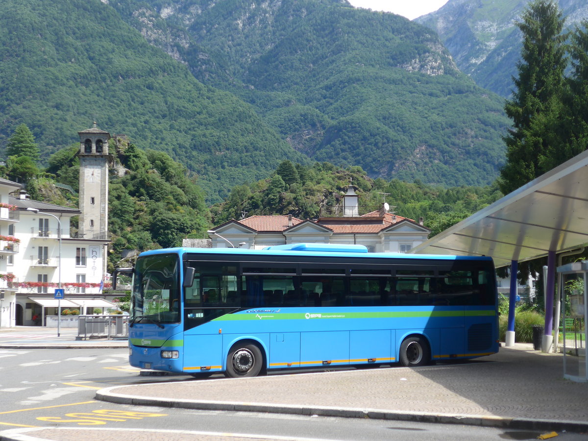 (182'270) - STPS Sondrio - EC-203 GC - Irisbus am 24. Juli 2017 beim Bahnhof Chiavenna