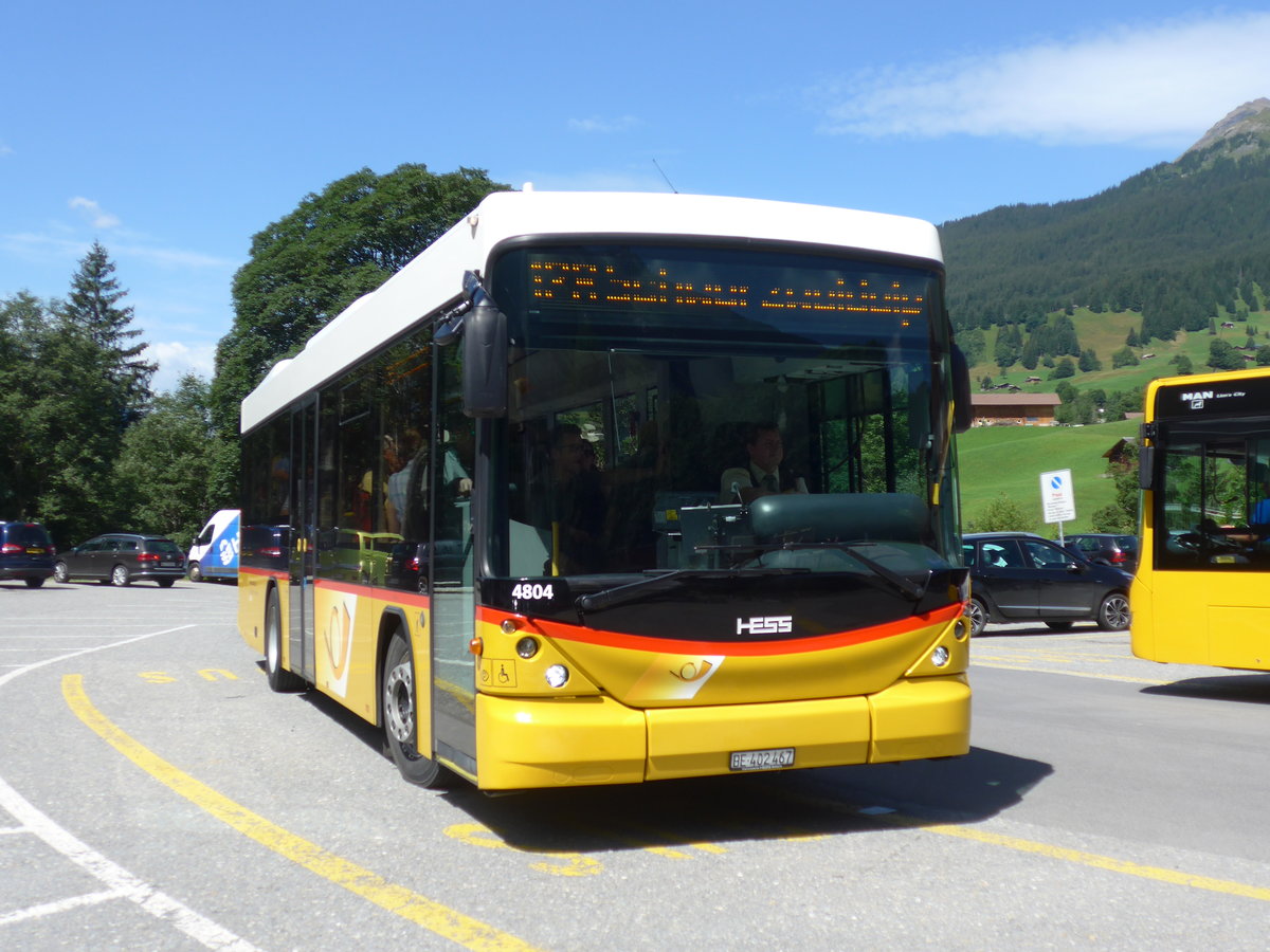 (182'348) - AVG Meiringen - Nr. 67/BE 402'467 - Scania/Hess (ex Nr. 76; ex Steiner, Messen) am 30. Juli 2017 in Grindelwald, Oberer Gletscher