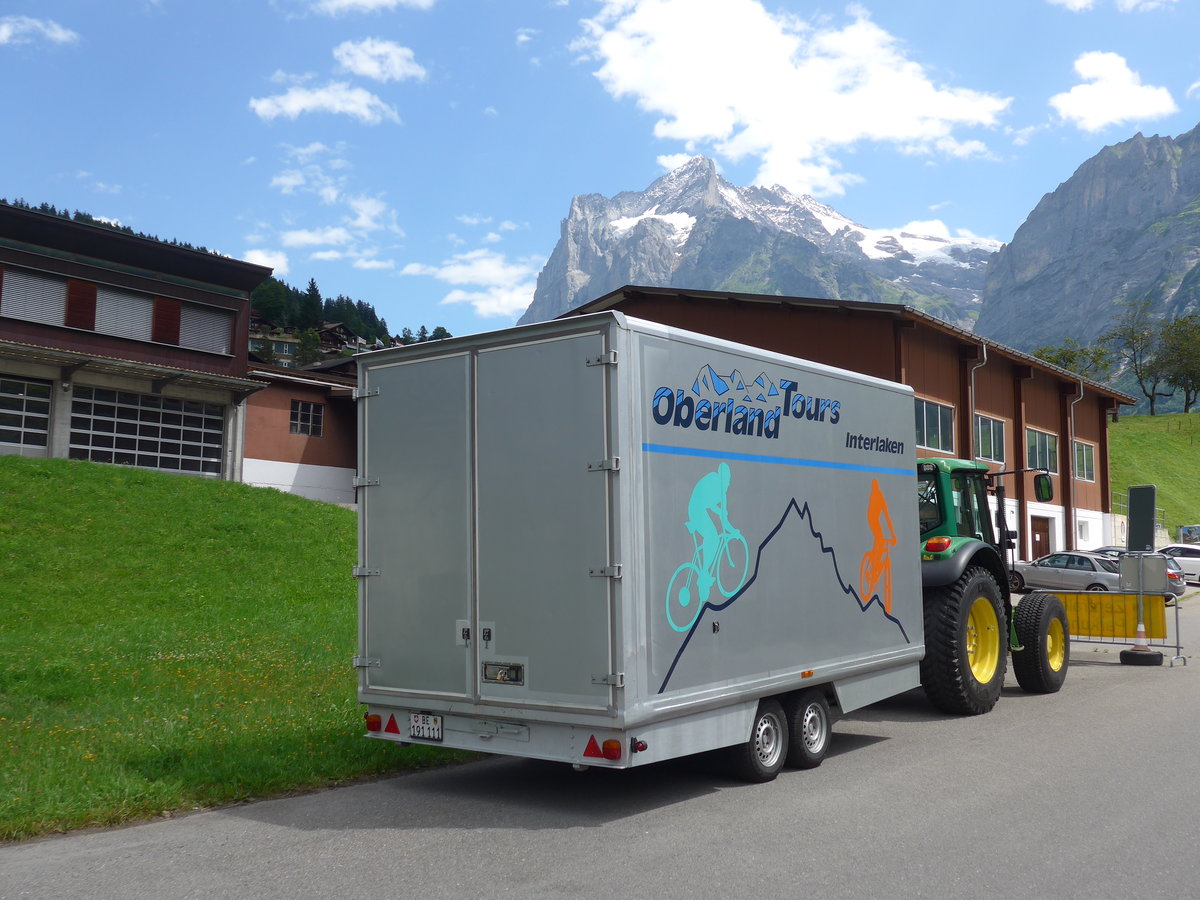 (182'367) - Oberland Tours, Grindelwald - BE 191'111 - Kohli Gepckanhnger (ex AAGI Interlaken) am 30. Juli 2017 in Grindelwald, Grund