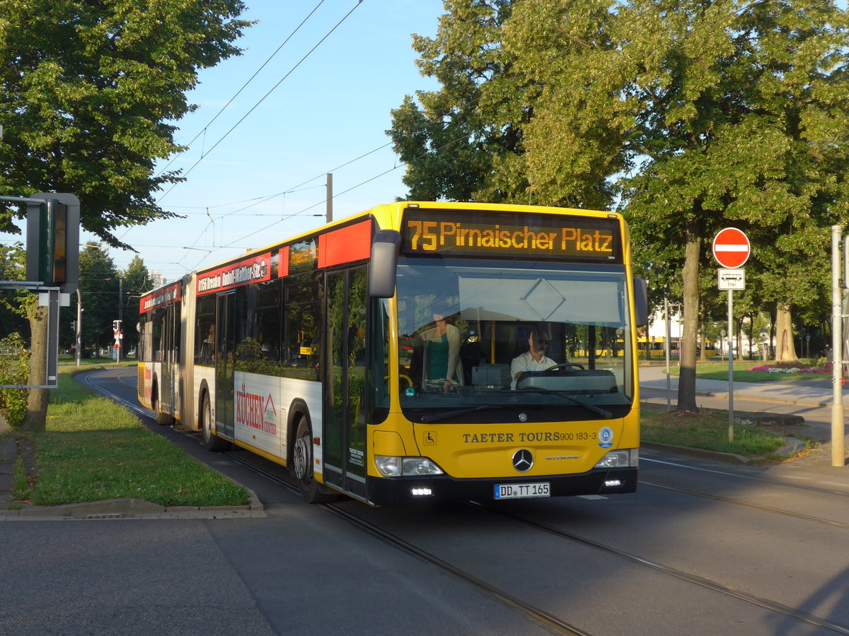 (182'854) - Taeter, Dresden - Nr. 900'183/DD-TT 165 - Mercedes am 8. August 2017 in Dresden, Pirnaischer Platz