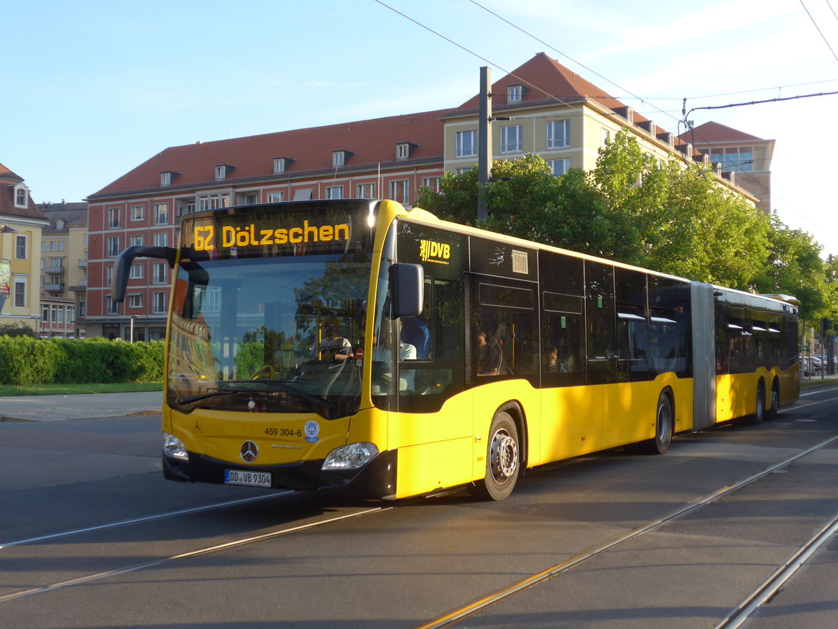 (182'855) - DVB Dresden - Nr. 459'304/DD-VK 9304 - Mercedes am 8. August 2017 in Dresden, Pirnaischer Platz