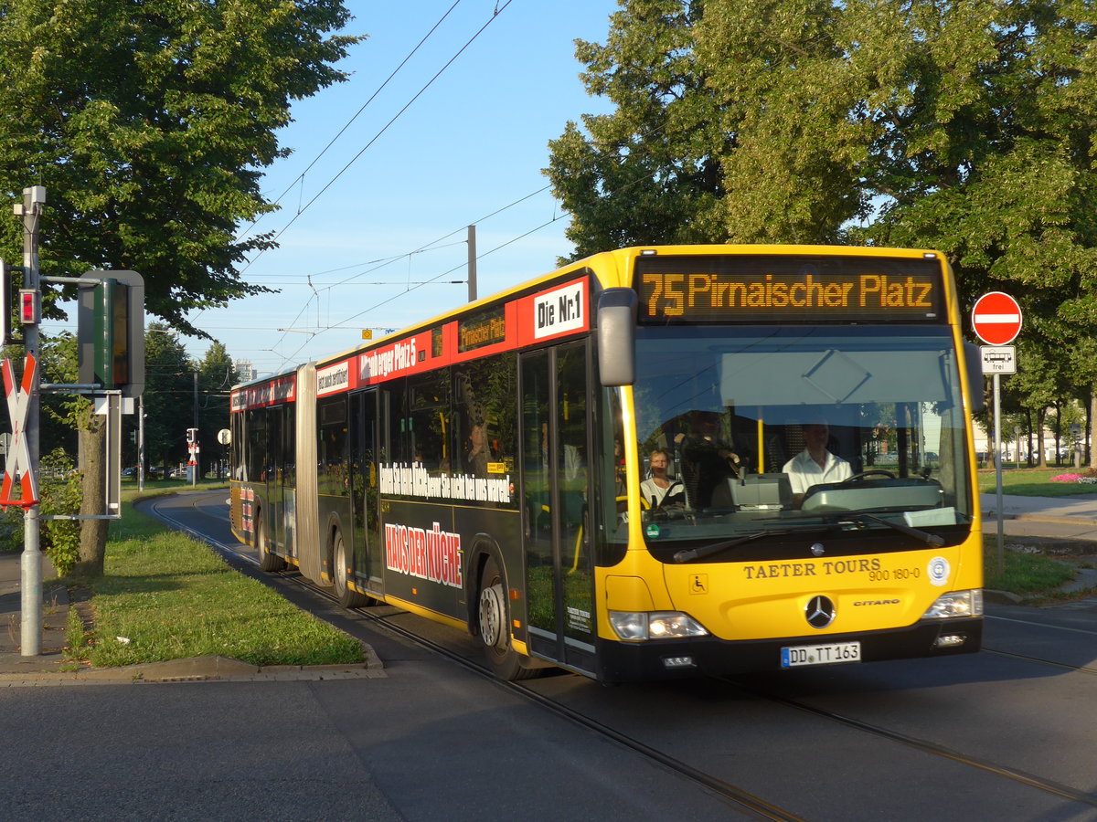 (182'858) - Taeter, Dresden - Nr. 900'180/DD-TT 163 - Mercedes am 8. August 2017 in Dresden, Pirnaischer Platz