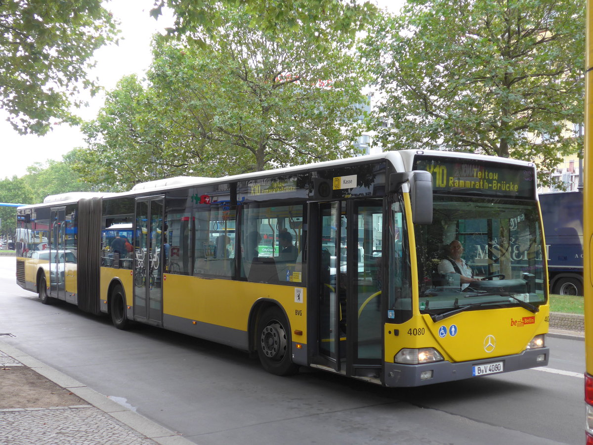 (183'254) - BVG Berlin - Nr. 4080/B-V 4080 - Mercedes am 10. August 2017 in Berlin, Adenauerplatz