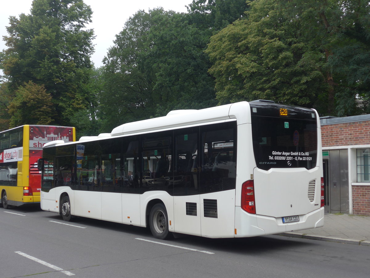 (183'442) - Anger, Potsdam - P-GA 120 - Mercedes am 11. August 2017 in Berlin, Wannsee