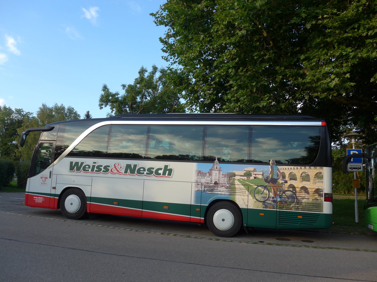 (183'856) - Weiss&Nesch, Nagold - CW-WN 38 - Setra am 22. August 2017 in Herrenberg, Carparkplatz