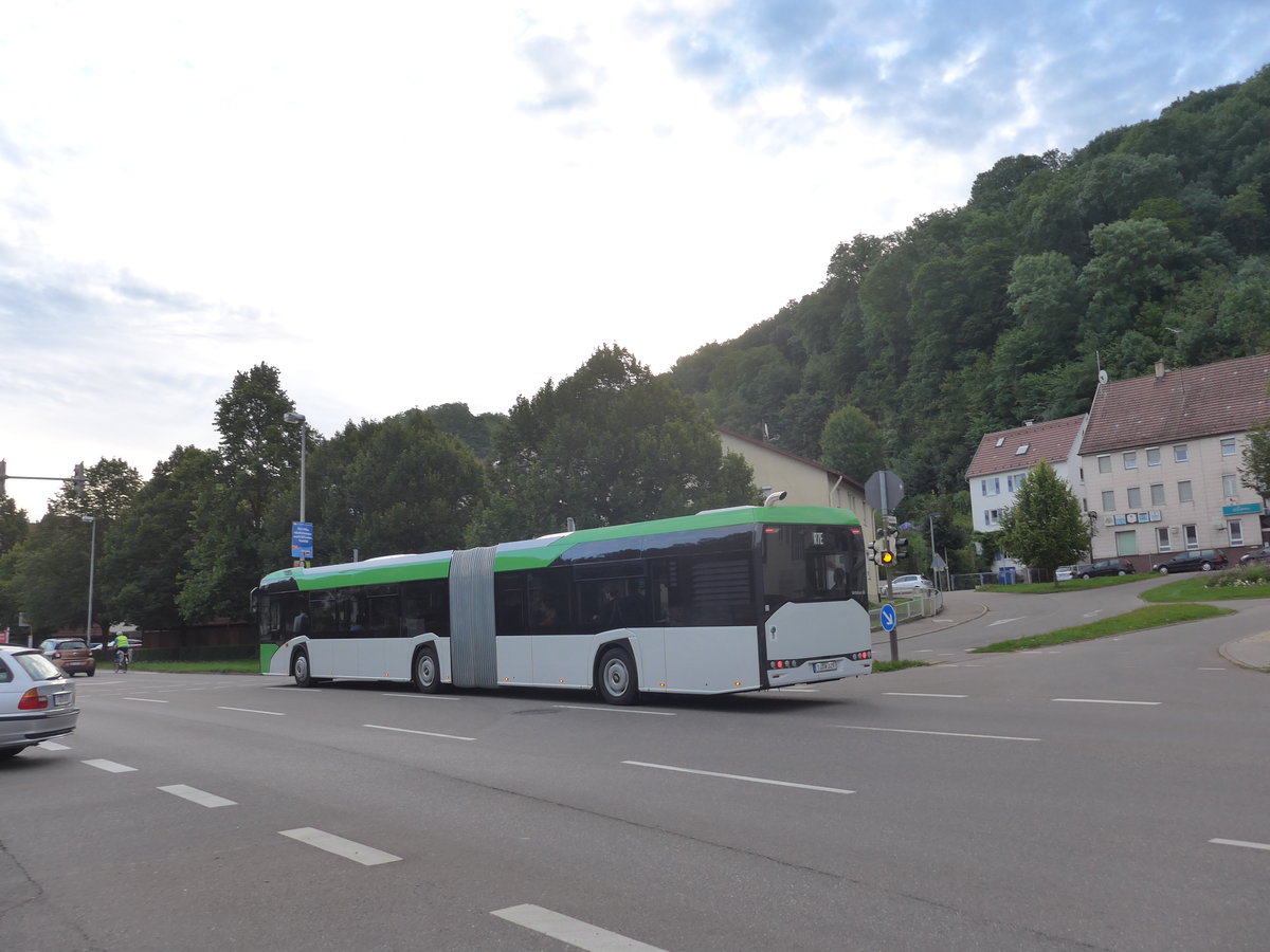 (183'870) - Weiss, Rottenburg - T-W 329 - Solaris am 23. August 2017 in Herrenberg, Seestrasse