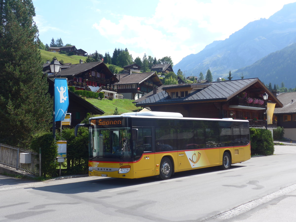 (183'978) - Kbli, Gstaad - Nr. 4/BE 360'355 - Setra am 24. August 2017 in Les Diablerets, Post