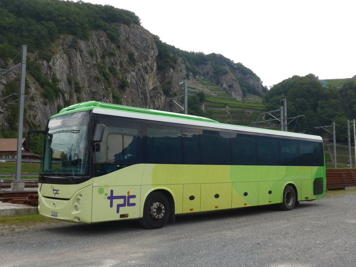 (184'003) - TPC Aigle - VD 608 - Irisbus am 24. August 2017 in Aigle, Dpt