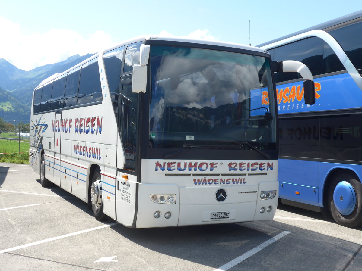 (184'593) - Klin, Wdenswil - ZH 618'202 - Mercedes am 3. September 2017 in Interlaken, Flugplatz