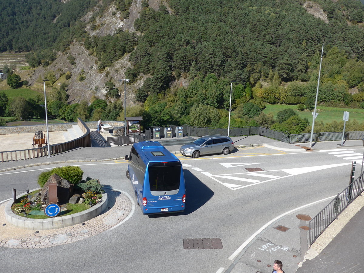 (185'362) - Hispano Andorrana, Andorra la Vella - M2627 - Mercedes am 27. September 2017 in Ordino