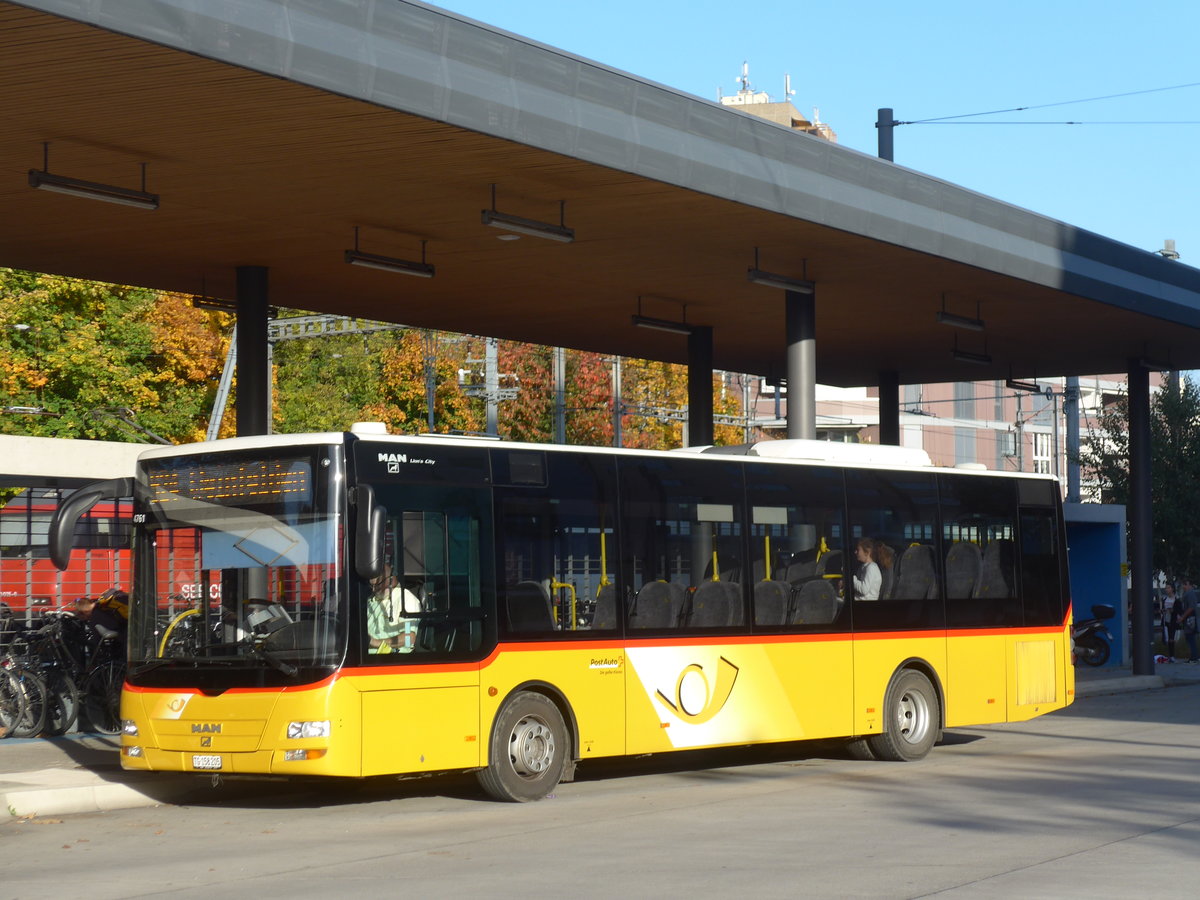 (185'962) - PostAuto Ostschweiz - TG 158'205 - MAN (ex Nr. 5) am 19. Oktober 2017 beim Bahnhof Kreuzlingen