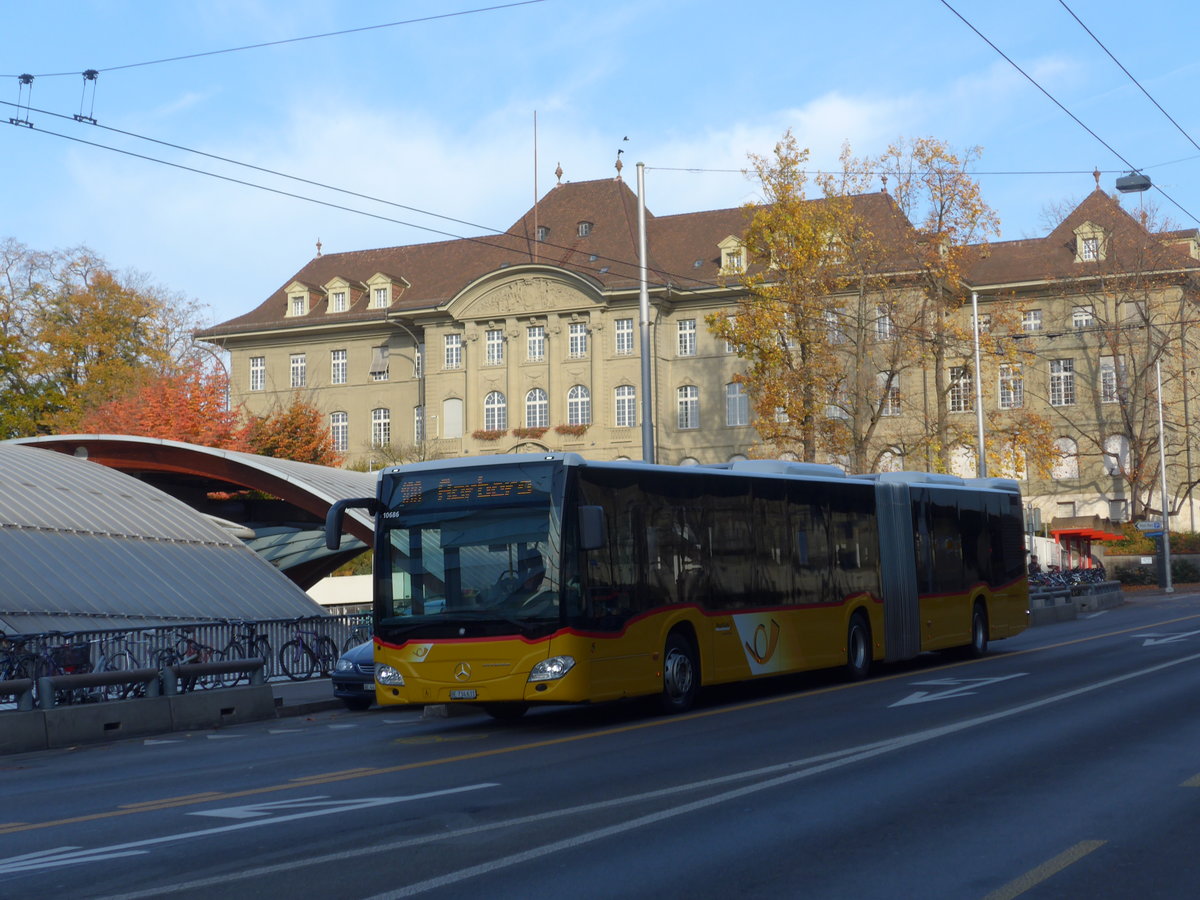 (185'996) - PostAuto Bern - Nr. 631/BE 734'631 - Mercedes am 21. Oktober 2017 in Bern, Schanzenstrasse