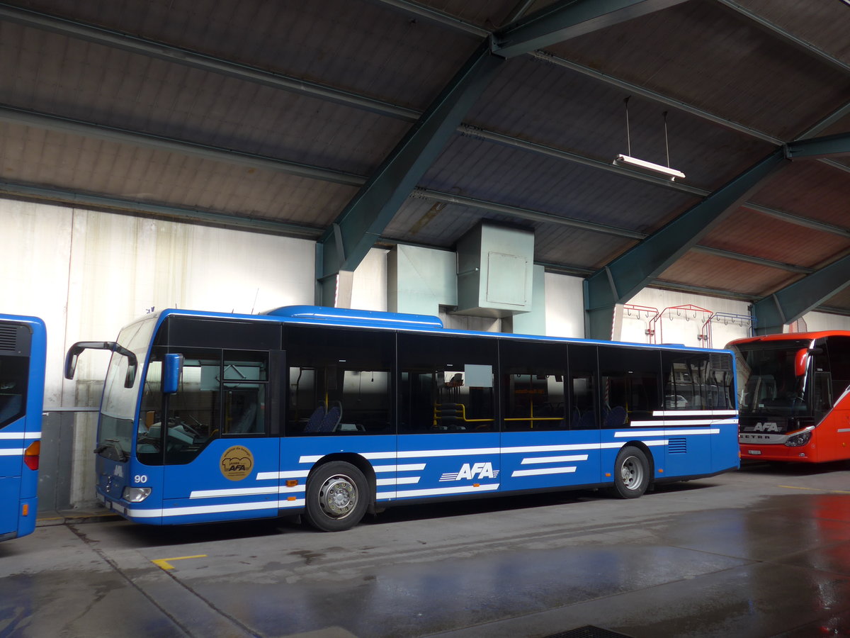 (187'759) - AFA Adelboden - Nr. 90/BE 398'916 - Mercedes am 7. Januar 2018 in Adelboden, Busstation