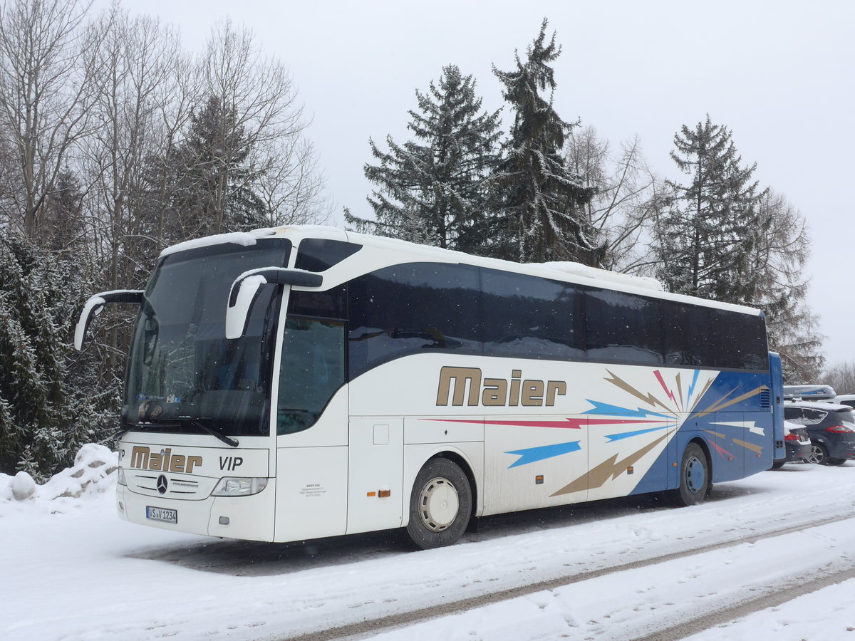 (188'384) - Aus Deutschland: Maier, Villingen - VS-V 1234 - Mercedes am 11. Februar 2018 in Mayens-de-l'Ours, Tlcabine