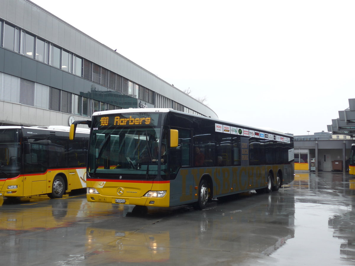 (188'625) - AVA Aarberg - Nr. 4/BE 639'516 - Mercedes am 15. Februar 2018 in Bern, Postautostation