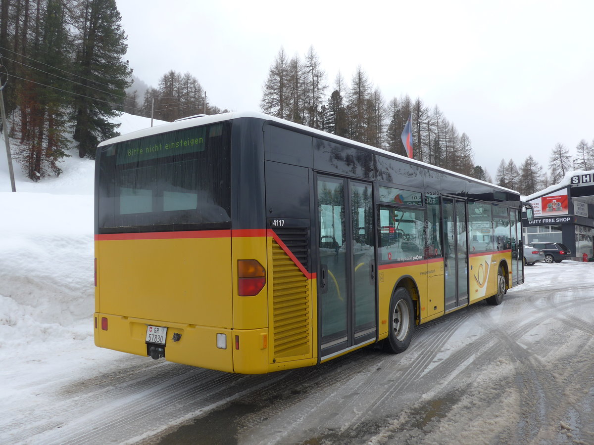 (188'771) - Jenal, Samnaun - GR 57'830 - Mercedes (ex PostAuto Nordschweiz) am 16. Februar 2018 in Samnaun, Ravaisch