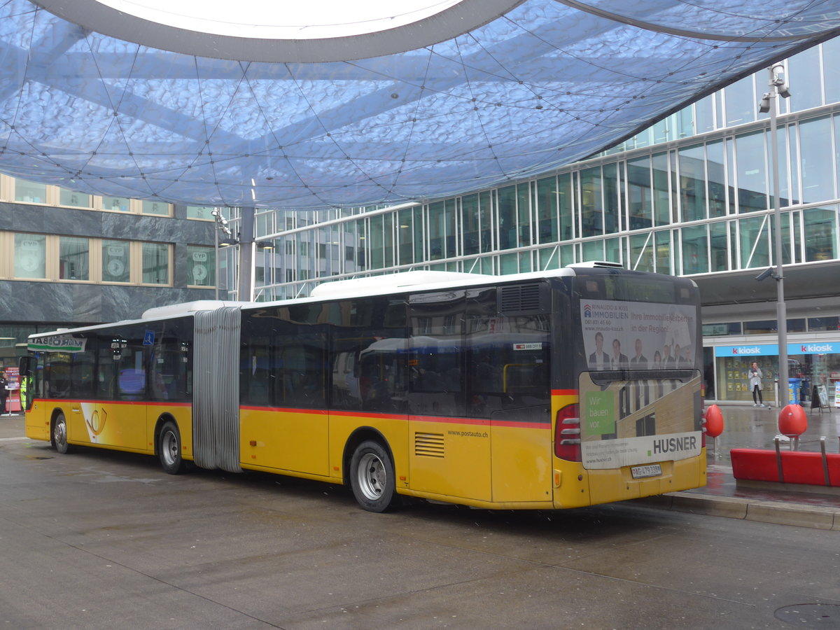 (189'469) - PostAuto Nordschweiz - AG 479'338 - Mercedes (ex SO 149'615) am 19. Mrz 2018 beim Bahnhof Aarau