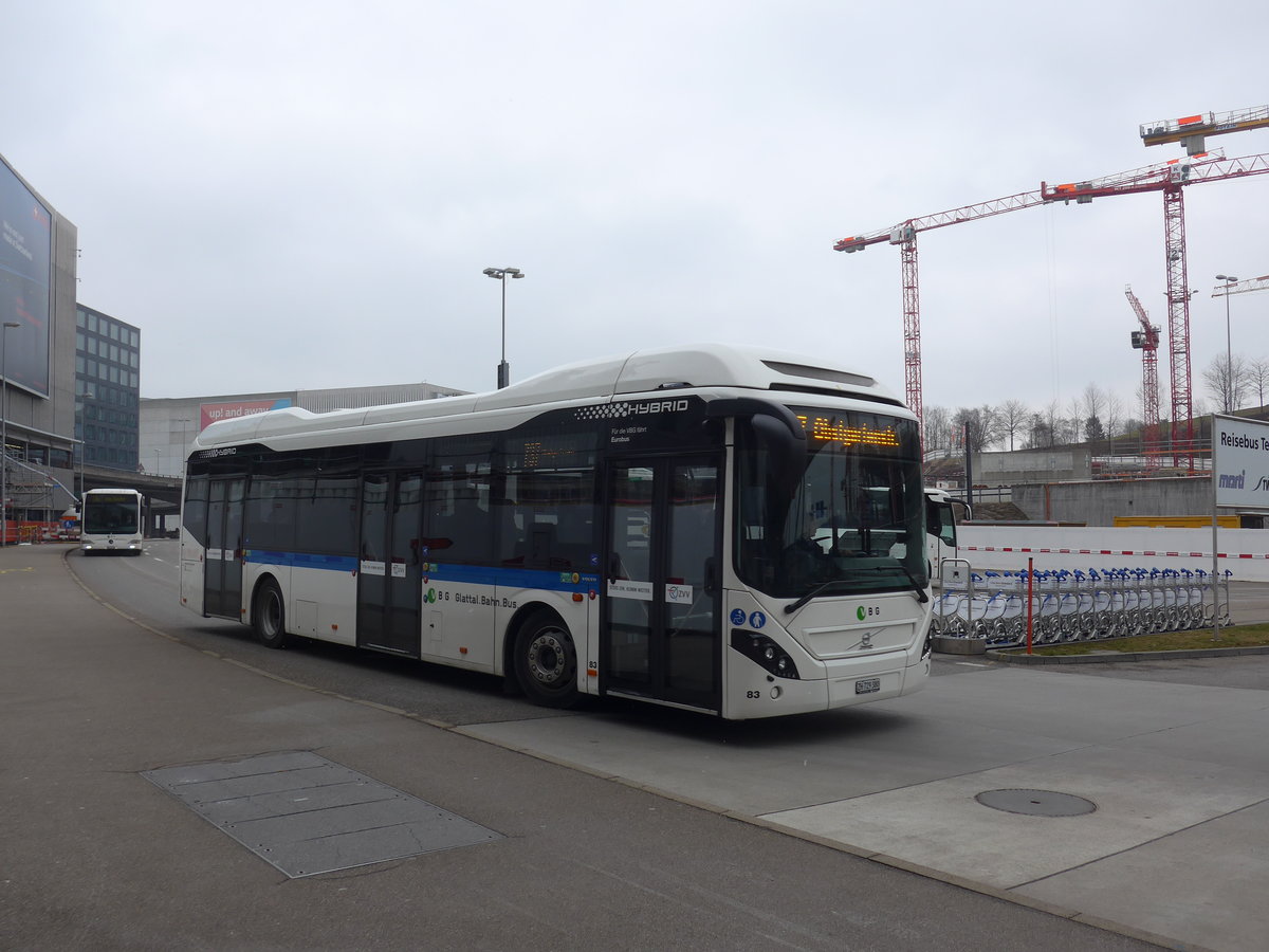 (189'562) - Welti-Furrer, Bassersdorf - Nr. 83/ZH 729'380 - Volvo am 19. Mrz 2018 in Zrich, Flughafen
