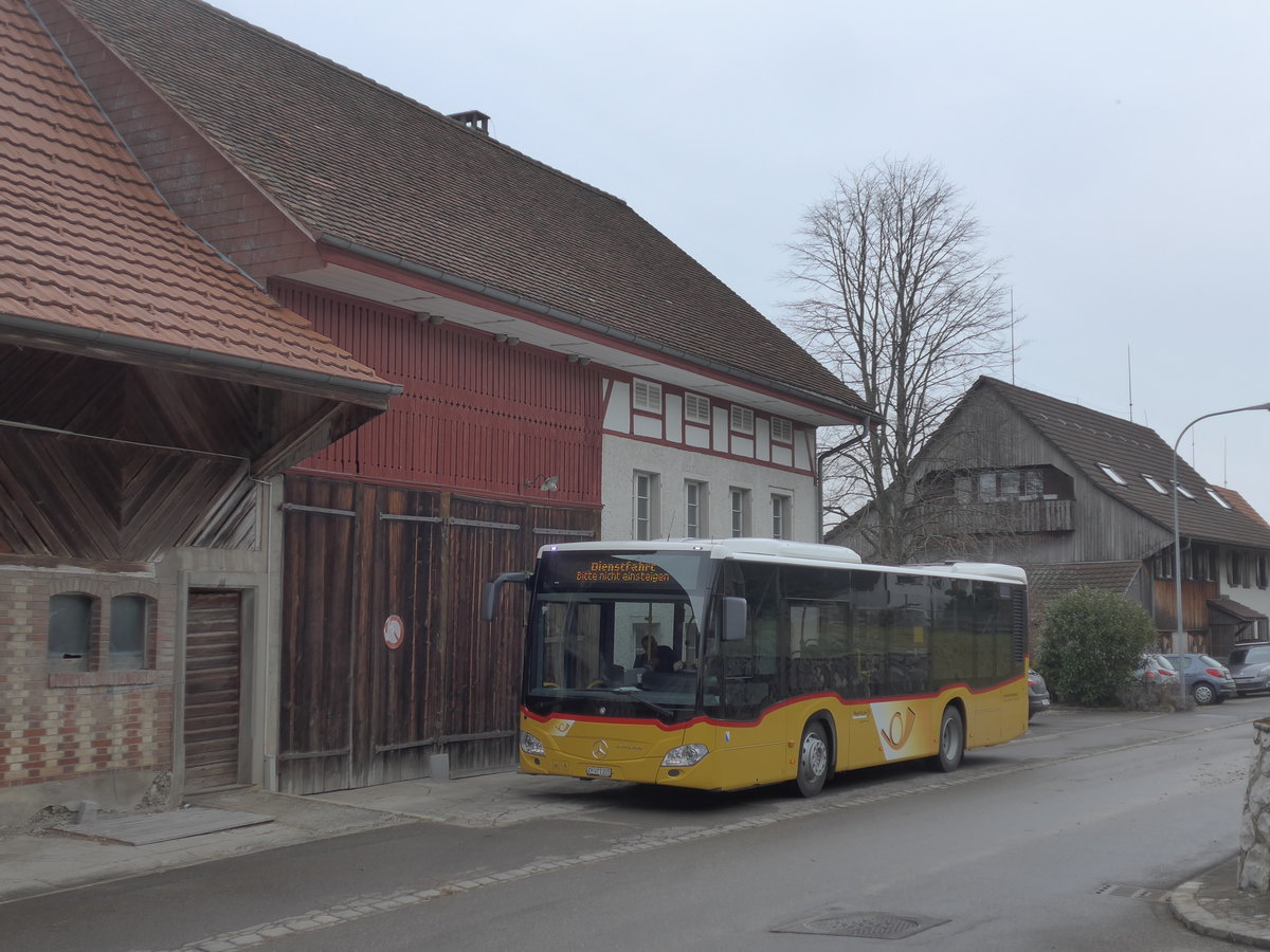 (189'690) - Volkart, Schleinikon - Nr. 333/ZH 471'205 - Mercedes am 26. Mrz 2018 in Schleinikon, Dorfstrasse