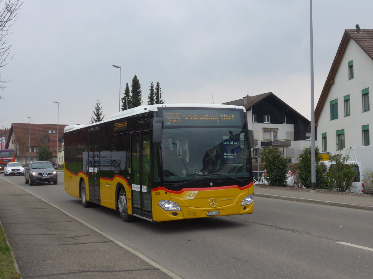 (189'696) - Volkart, Schleinikon - Nr. 333/ZH 471'205 - Mercedes am 26. Mrz 2018 in Schfflinsdorf, Wehntaler-Strasse