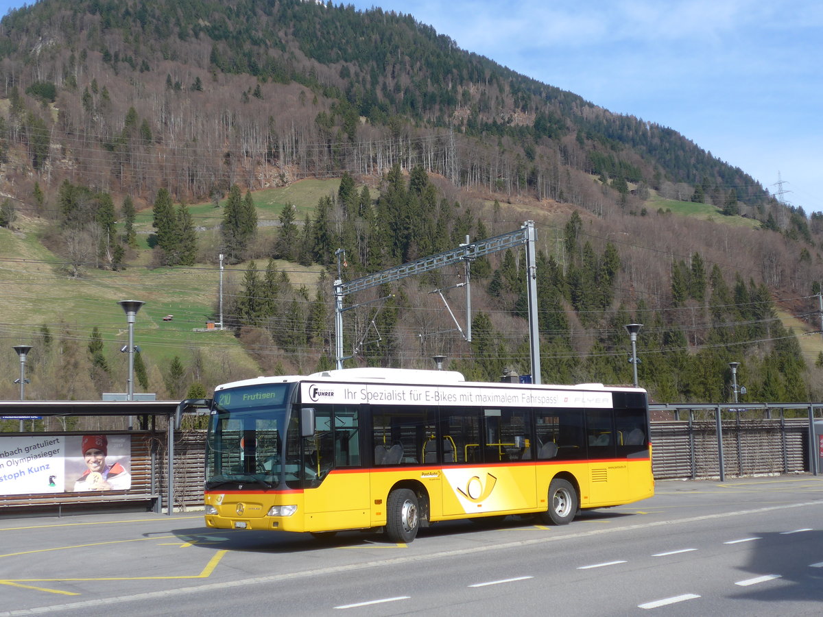 (190'099) - PostAuto Bern - BE 508'209 - Mercedes (ex Portenier, Adelboden Nr. 9) am 14. April 2018 beim Bahnhof Reichenbach