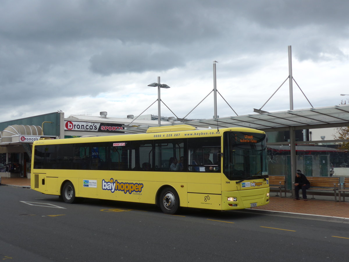 (190'644) - Go Bus, Hamilton - Nr. 786/EYB34 - MAN/Designline am 21. April 2018 in Tauranga