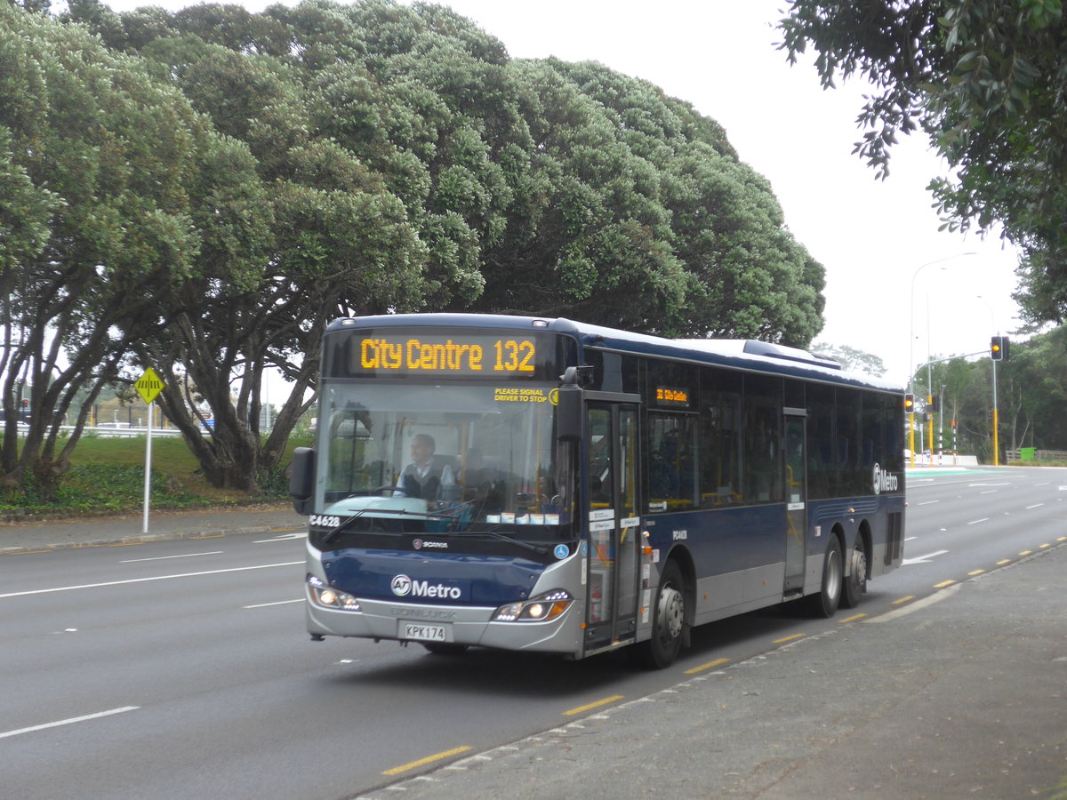 (192'017) - AT Metro, Auckland - Nr. PC4628/KPK174 - Scania/Bonluck am 30. April 2018 in Auckland, Motat