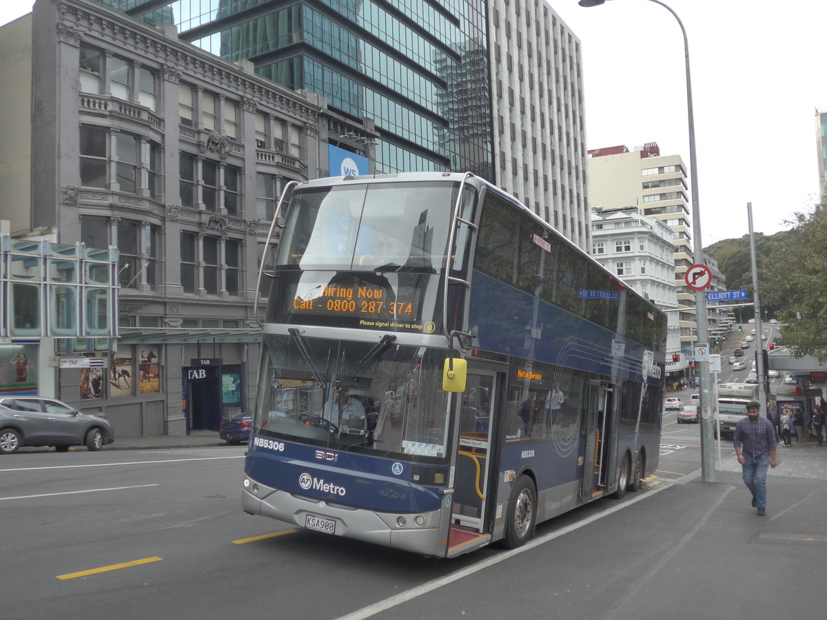 (192'027) - AT Metro, Auckland - Nr. NB5306/KSA900 - BCI am 30. April 2018 in Auckland