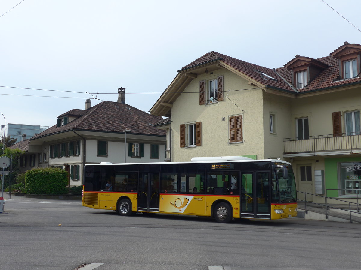 (193'650) - PostAuto Bern - Nr. 536/BE 734'536 - Mercedes am 3. Juni 2018 beim Bahnhof Worb Dorf