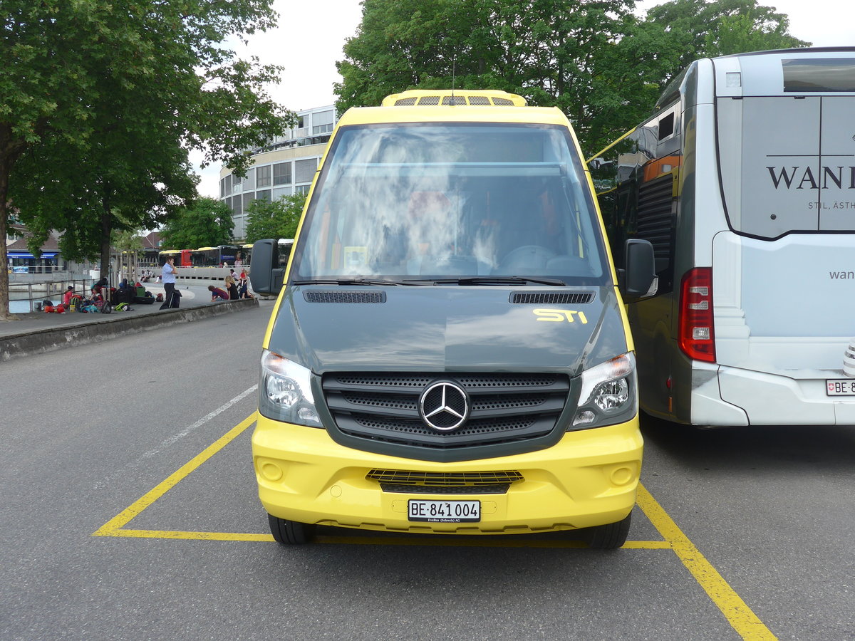 (193'763) - STI Thun - Nr. 4/BE 841'004 - Mercedes am 8. Juni 2018 bei der Schifflndte Thun
